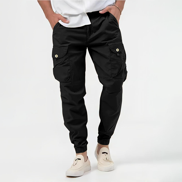 Bequeme Herren-Cargohosen Mit Vielen Taschen