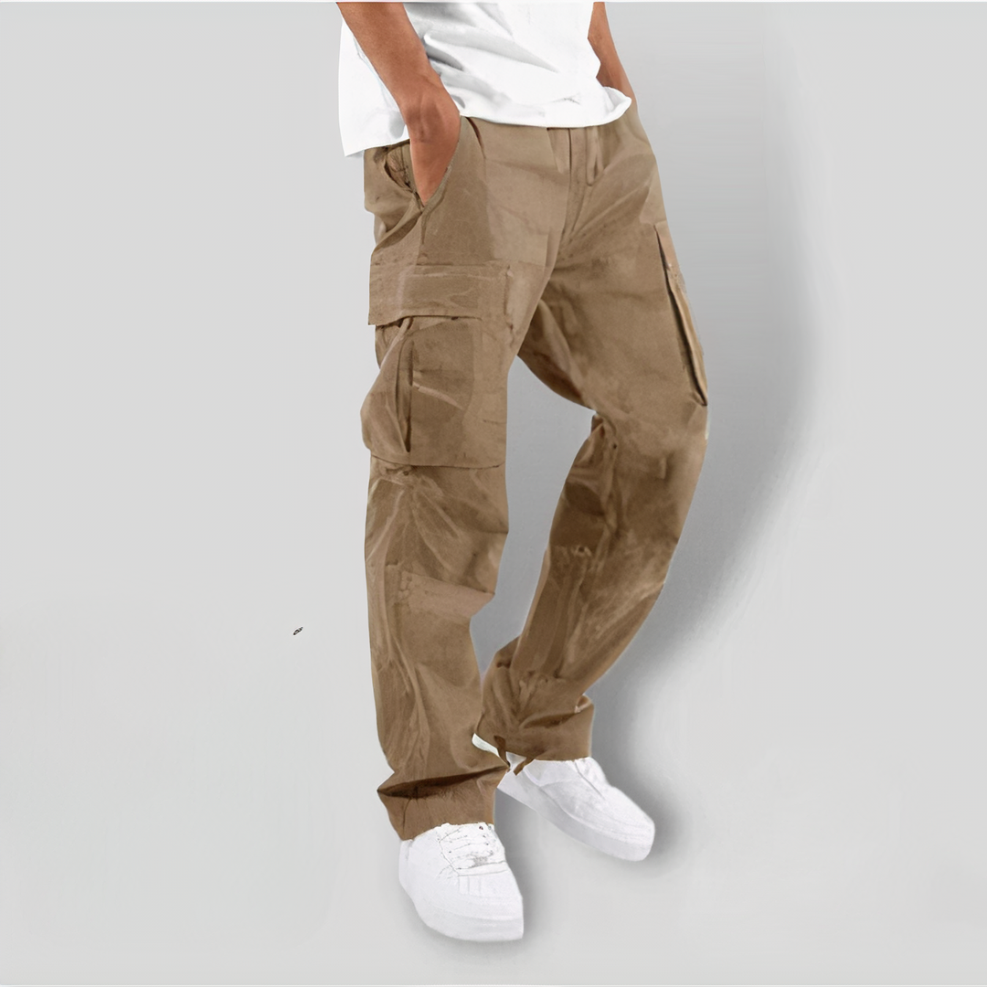 Bequeme Herrenhosen Loose Fit mit Taschen
