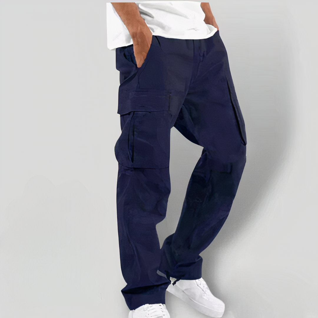 Bequeme Herrenhosen Loose Fit mit Taschen