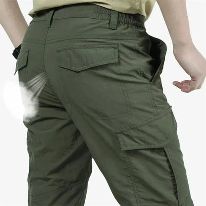 Herren Cargohose Freizeit Bequem