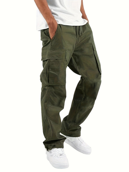 Herren Cargohose Bequem Lockere Passform