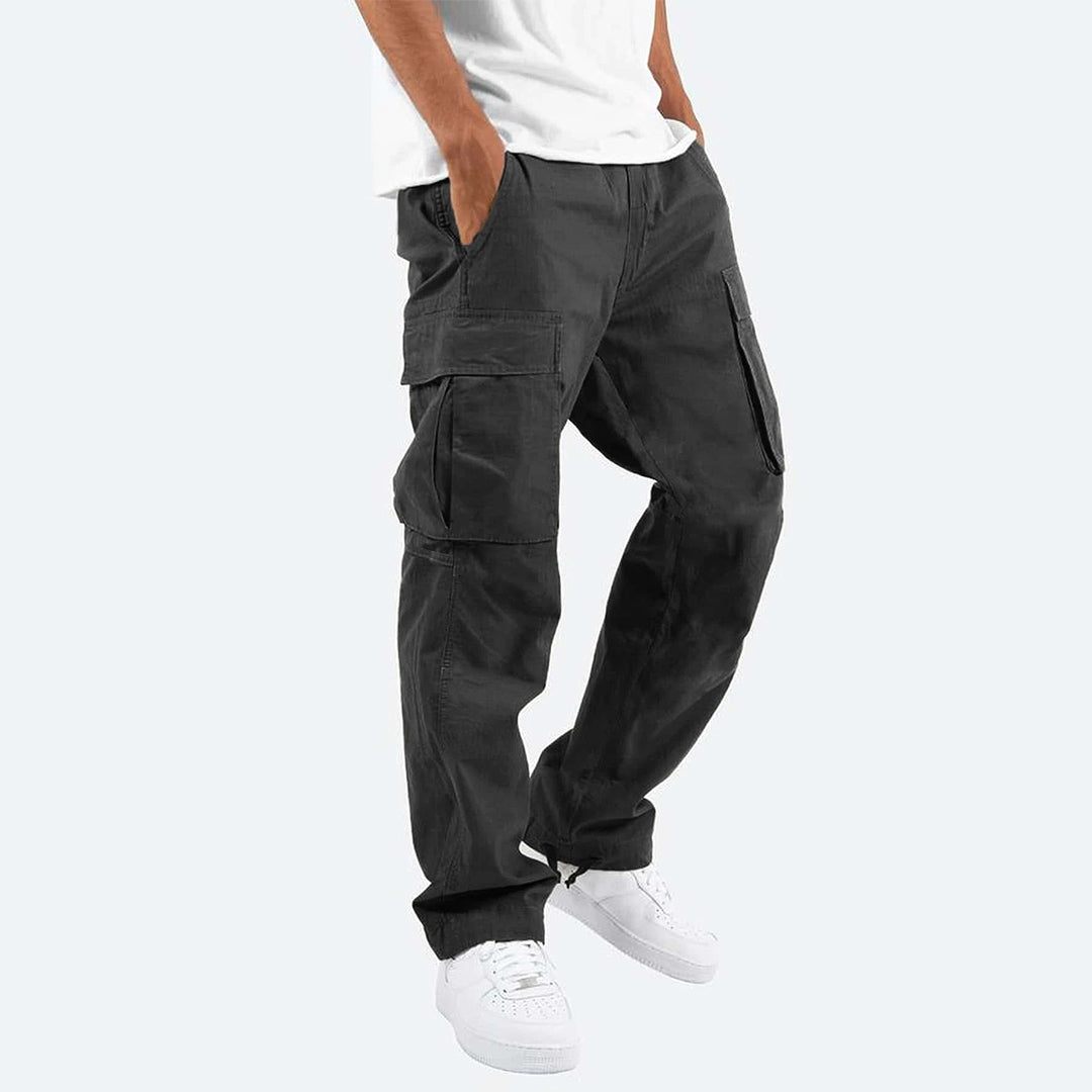 Herren Cargo Hosen Bequem Gerade - IdealeKleiden