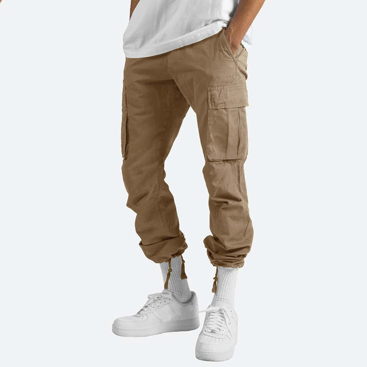 Bequeme Herren Cargo-Hosen Gerader Schnitt
