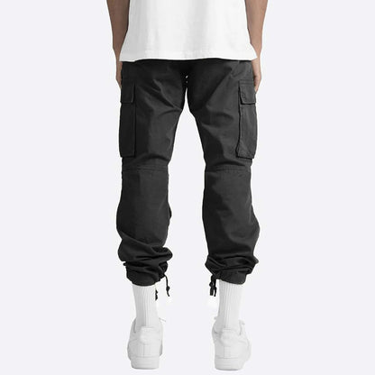 Bequeme Herren Cargo-Hosen Gerader Schnitt