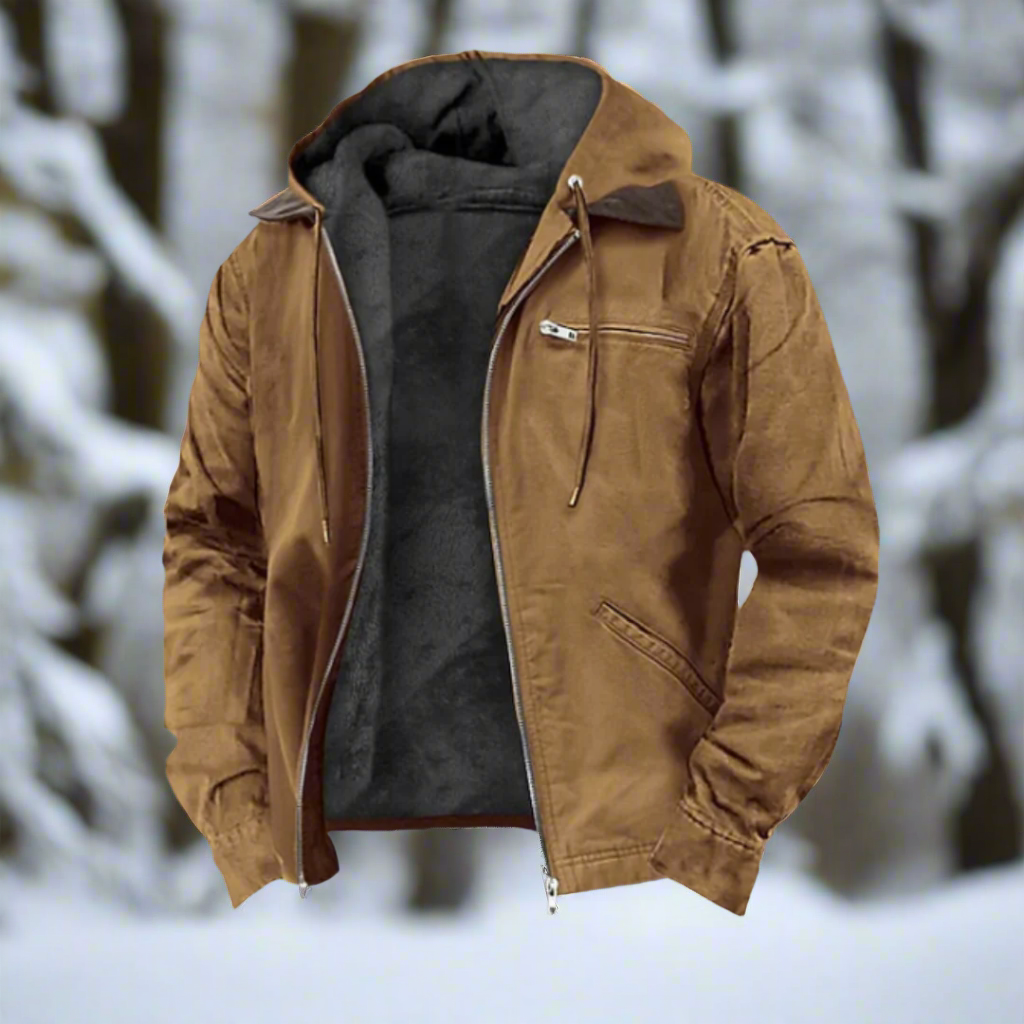 Warme Winterjacke Damen Kapuzenparka Gefüttert - IdealeKleiden