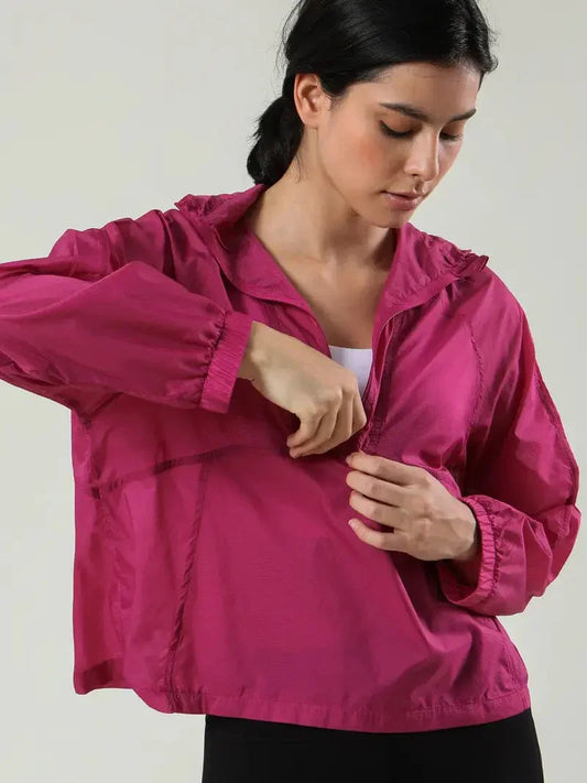 Leichter Windbreaker Sportlich Zeitlos Praktisch für Outdoor - IdealeKleiden