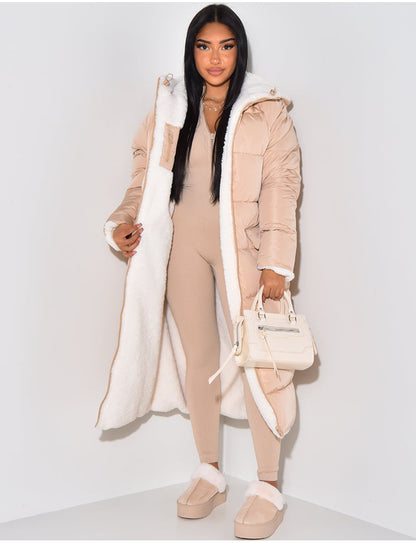 Damen Steppjacke Reversibel mit Reißverschluss