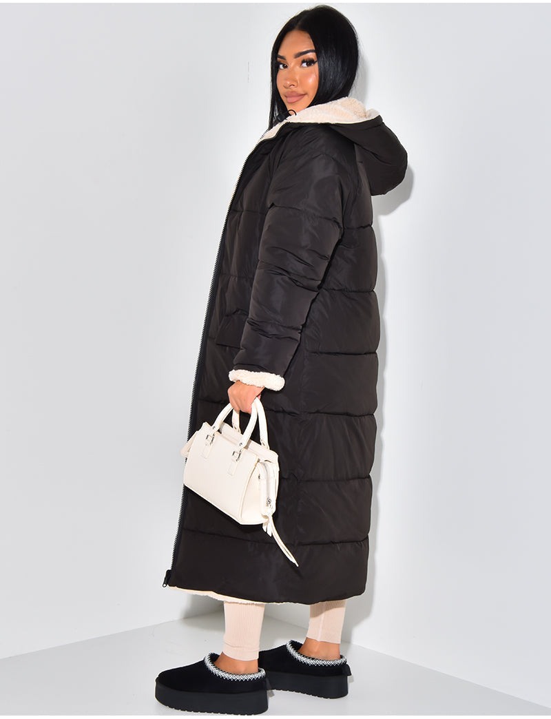 Damen Steppjacke Reversibel mit Reißverschluss