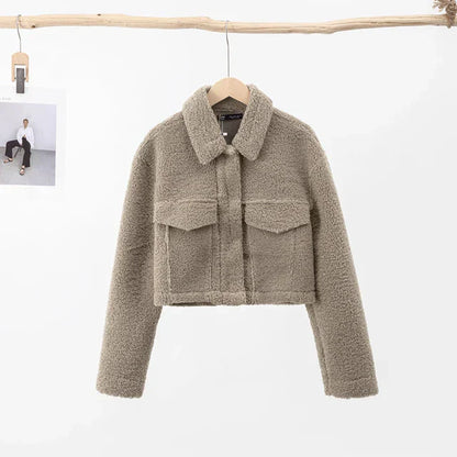 Stylische Kurzjacke Warm und Bequem