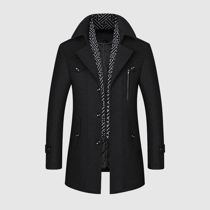 Stilvoller Wollmantel Damen