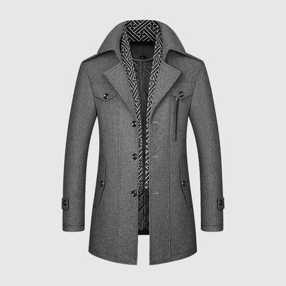 Stilvoller Wollmantel Damen