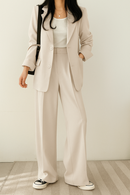 Damen Business Anzug Set Blazer und Hose