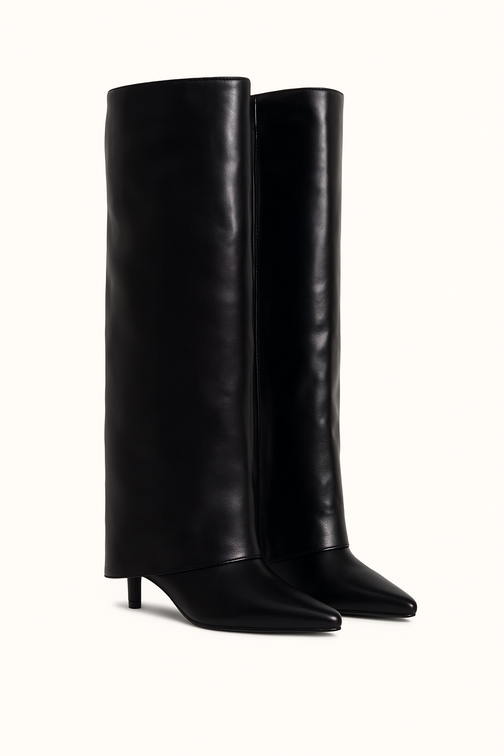Damen Stiefel High Heel Elegant Schwarz