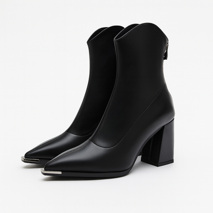 Damen Stiefeletten Frühjahr Elegant Spitz