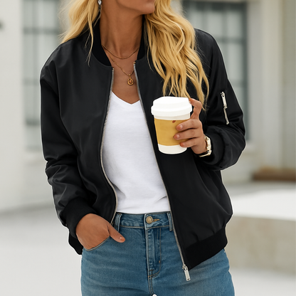 Stylische Damen Bomberjacke