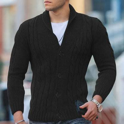Klassischer Herren Strickpullover Warm