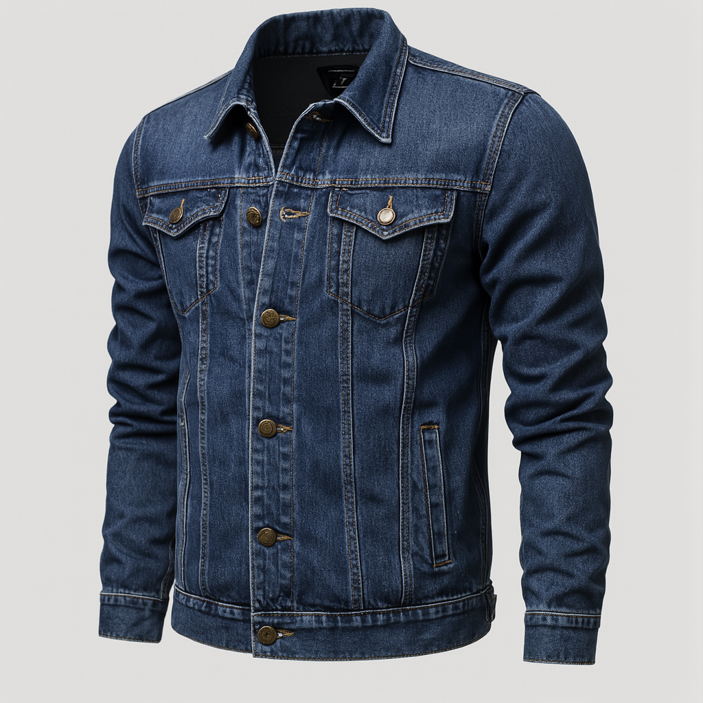 Herren Denim Jacke Modern Style