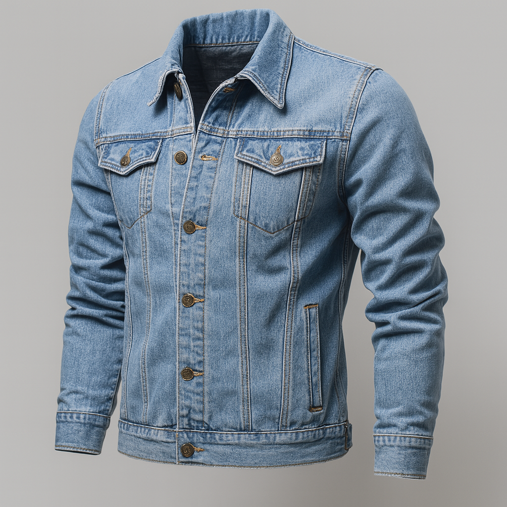 Herren Denim Jacke Modern Style