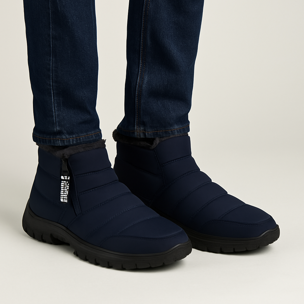 Herren Winterstiefel Hoch Wasserdicht - IdealeKleiden