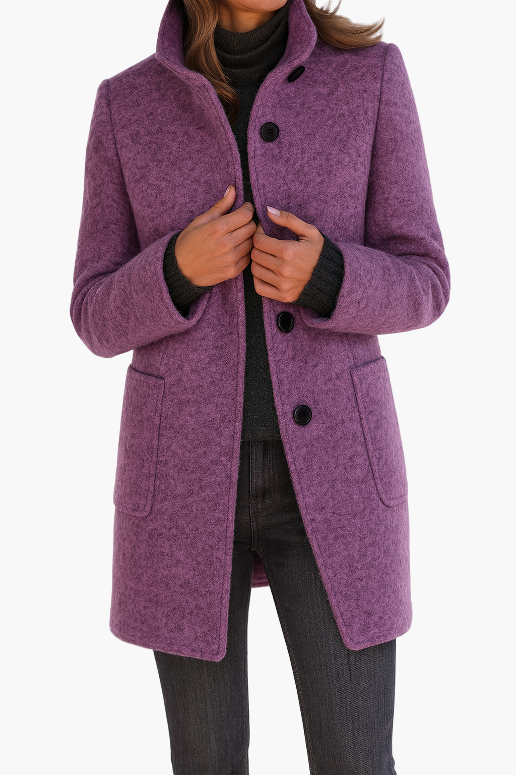 Stylische Übergangsjacke Damen Modern Elegant