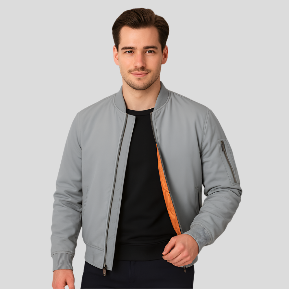 Herren Bomberjacke Warm Innenfutter