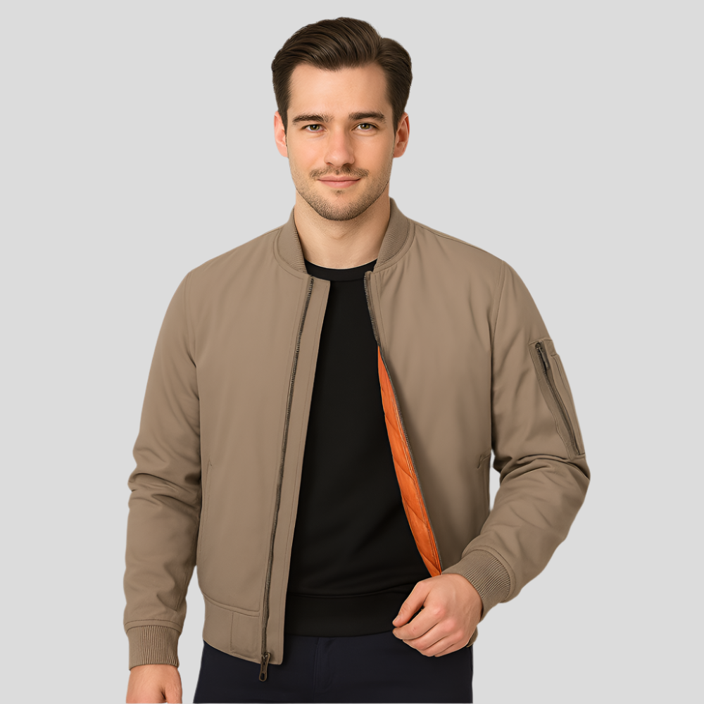 Herren Bomberjacke Warm Innenfutter