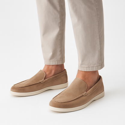 Herren Slipper Schuhe Offener Einstieg