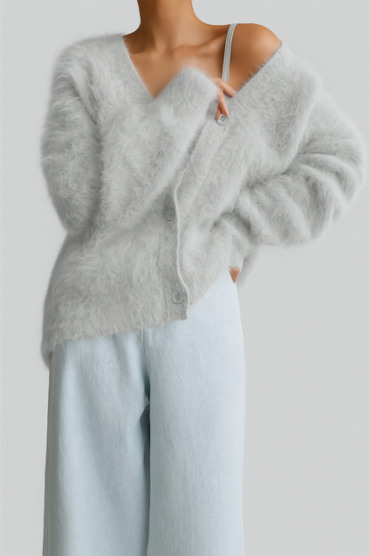 Damen Cardigan Luxus Kaschmir Herbstmode