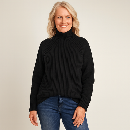 Damen Strickpullover Elegant Bequem - IdealeKleiden