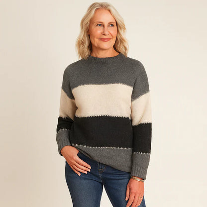 Damen Pullover Warm Modern Strick - IdealeKleiden