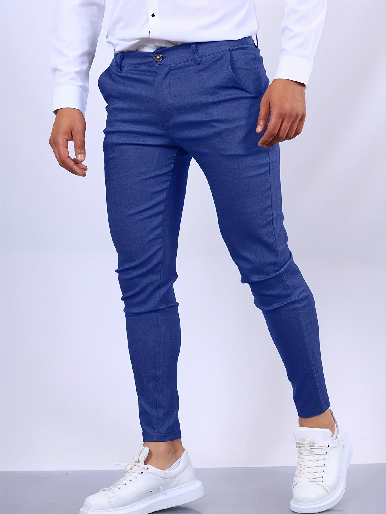 Schmale Herren-Chinos Slim Fit Business