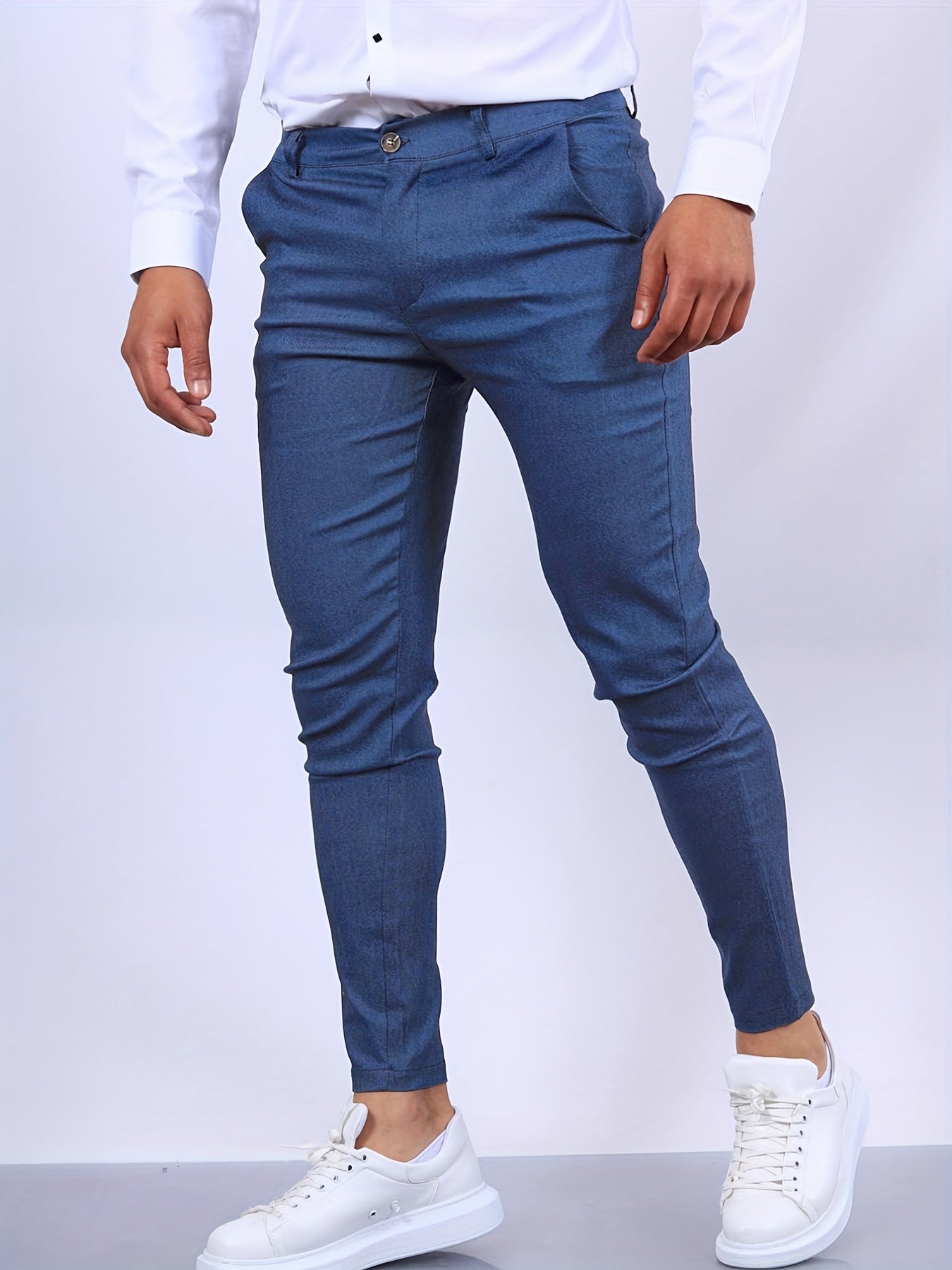 Schmale Herren-Chinos Slim Fit Business - IdealeKleiden