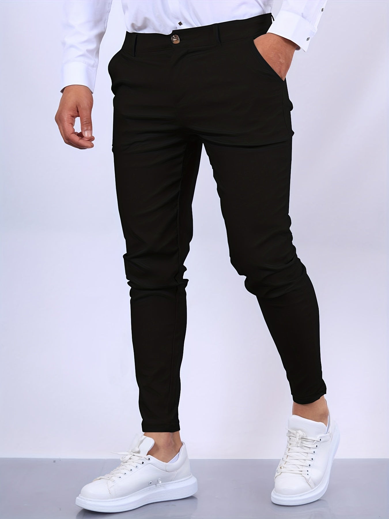 Schmale Herren-Chinos Slim Fit Business