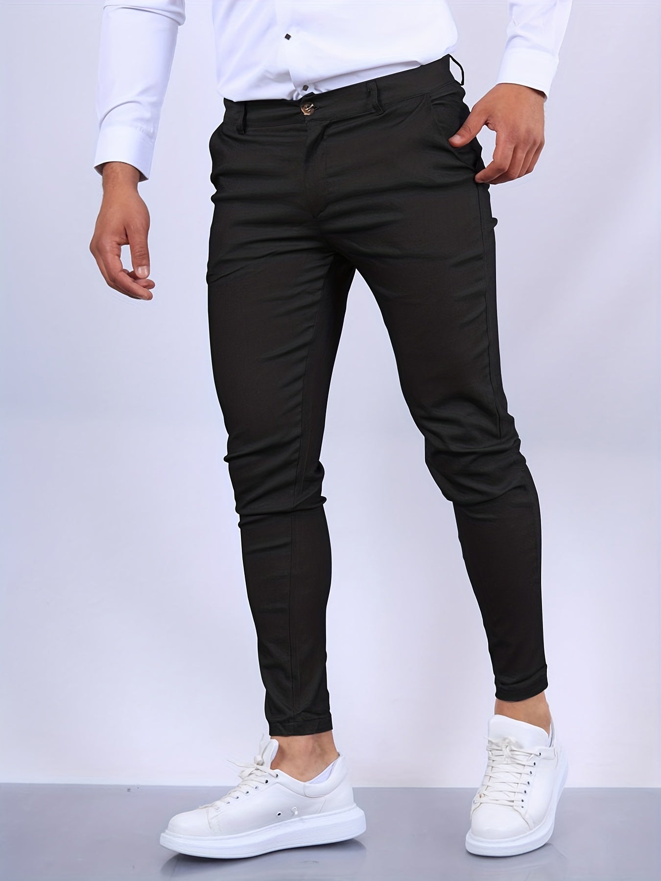 Schmale Herren-Chinos Slim Fit Business