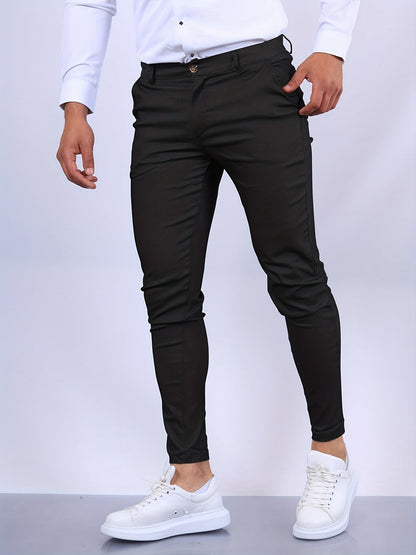 Schmale Herren-Chinos Slim Fit Business