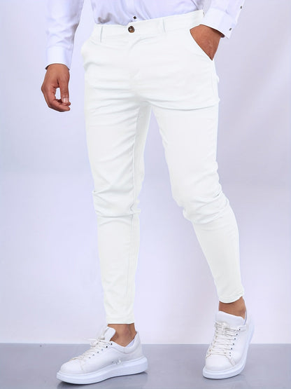 Schmale Herren-Chinos Slim Fit Business