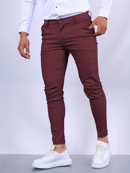 Schmale Chinos für Männer Stretch
