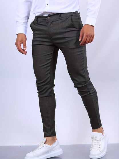 Schmale Chinos für Männer Stretch