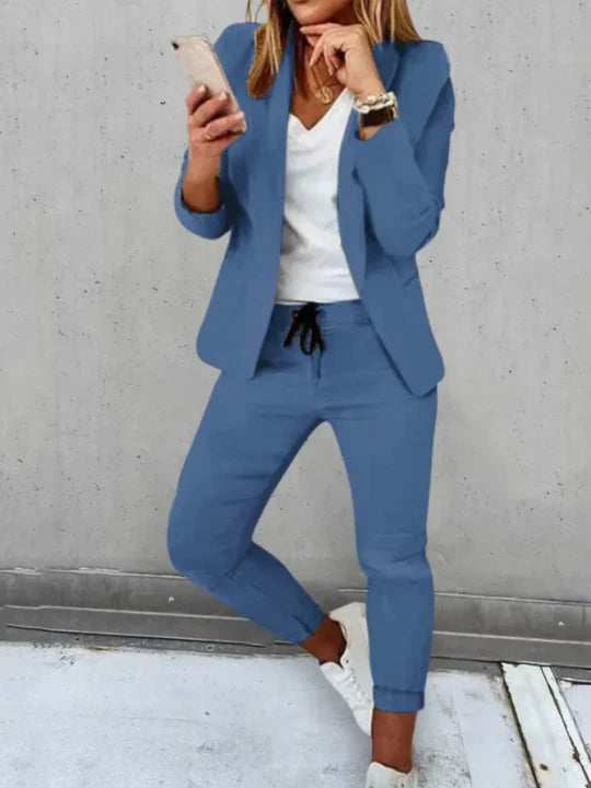 Stylisches Damen Blazer Anzug Set