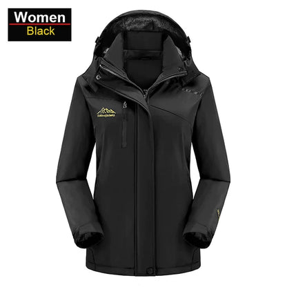 Wasserdichte Outdoor-Jacke mit Fleece-Futter