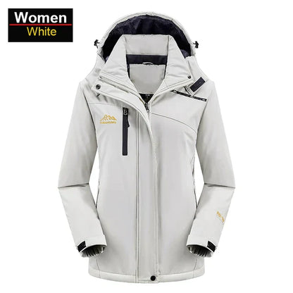 Wasserdichte Outdoor-Jacke mit Fleece-Futter
