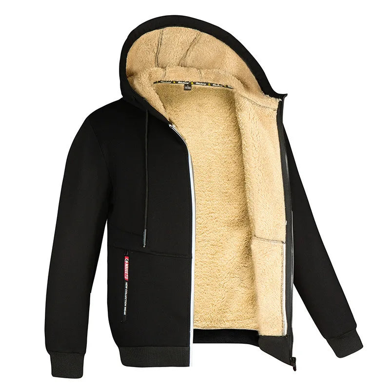 Weiches Winter-Hoodie aus Merinowolle