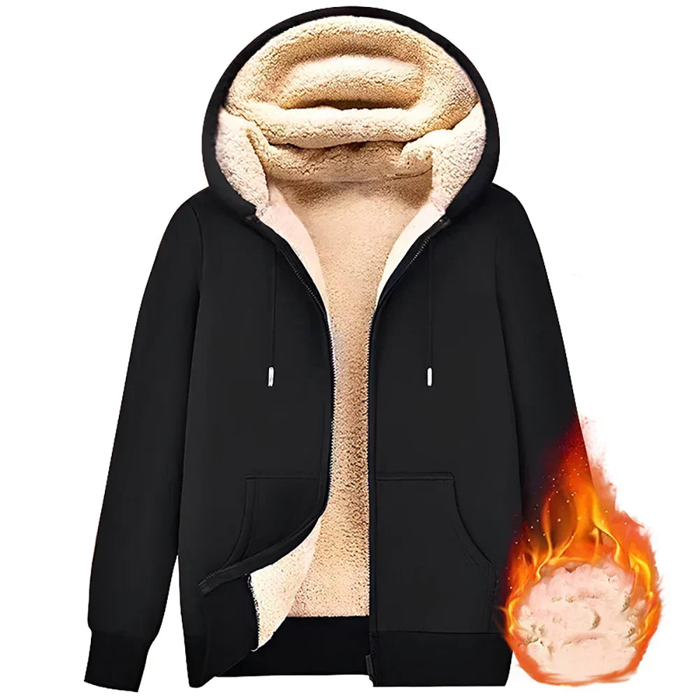 Weiches Winter-Hoodie aus Merinowolle