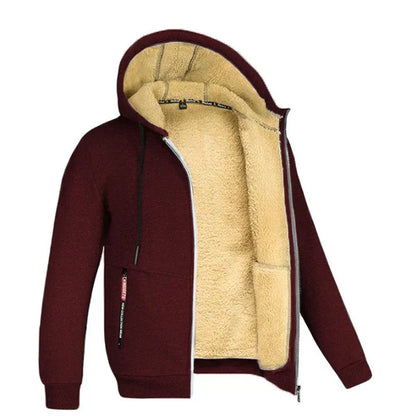 Weiches Winter-Hoodie aus Merinowolle