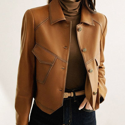 Stilvolle Lederjacke Damen Lucille Design