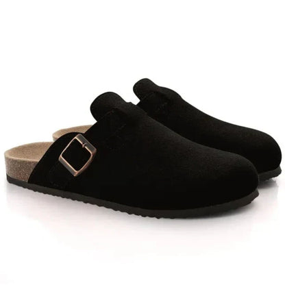 Bequeme Herren Clogs aus Wildleder