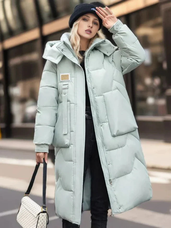 Klassische Winterjacke Damen Warm Isoliert