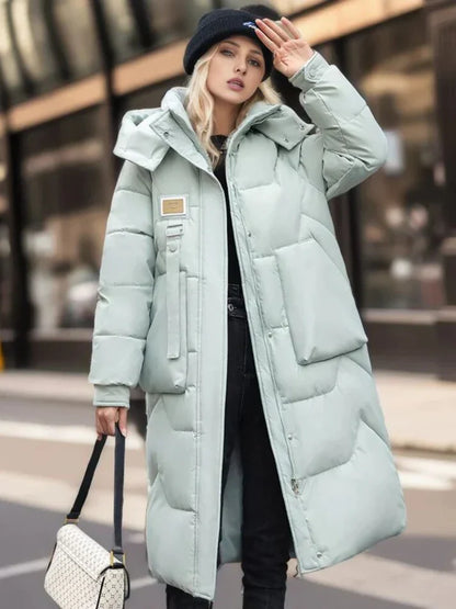 Klassische Winterjacke Damen Warm Isoliert