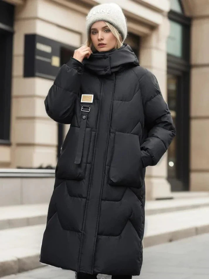 Klassische Winterjacke Damen Warm Isoliert