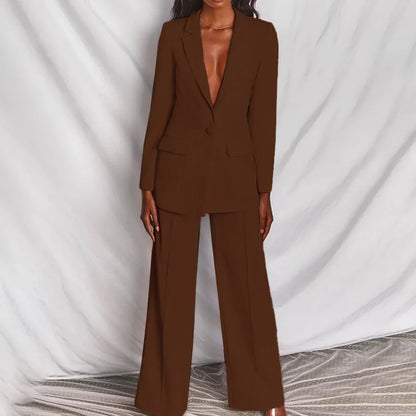 Elegantes Blazer-Hose-Set Damen